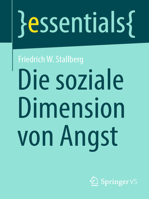 cover image of Die soziale Dimension von Angst